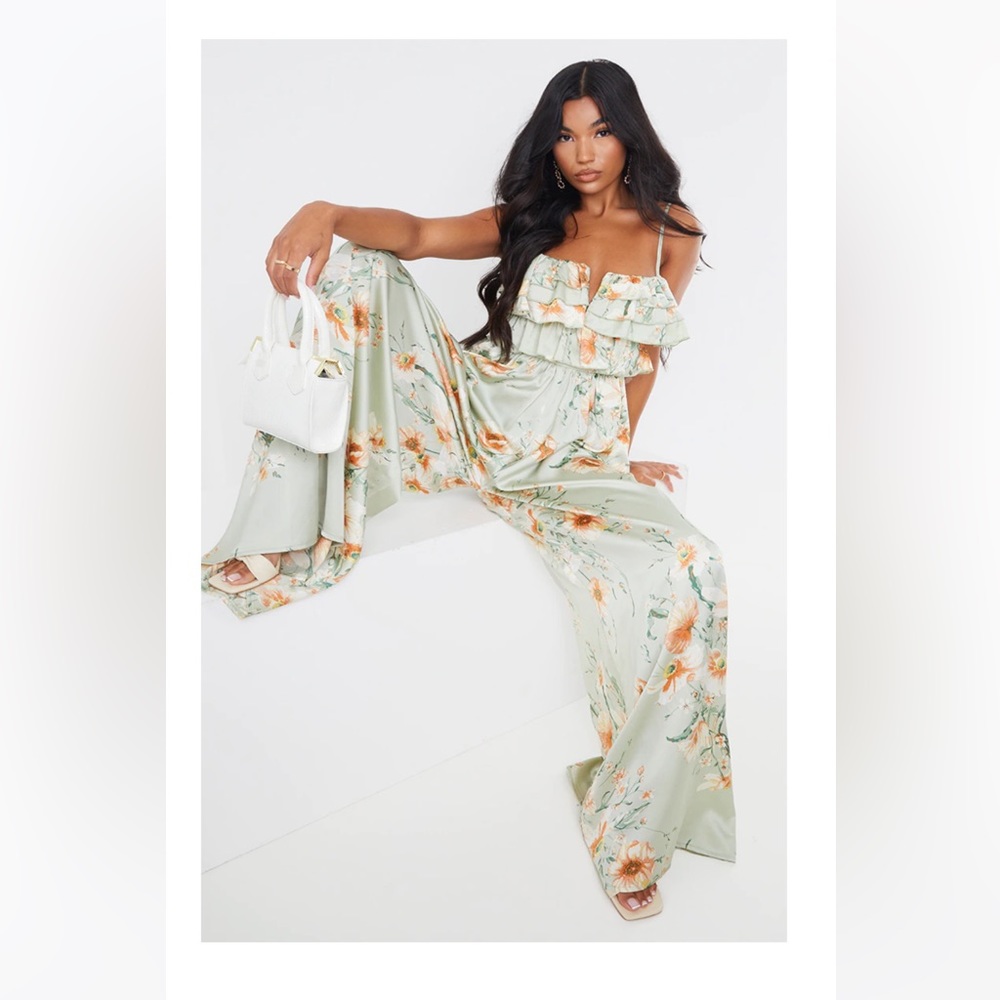 NWT- romper, floral print.